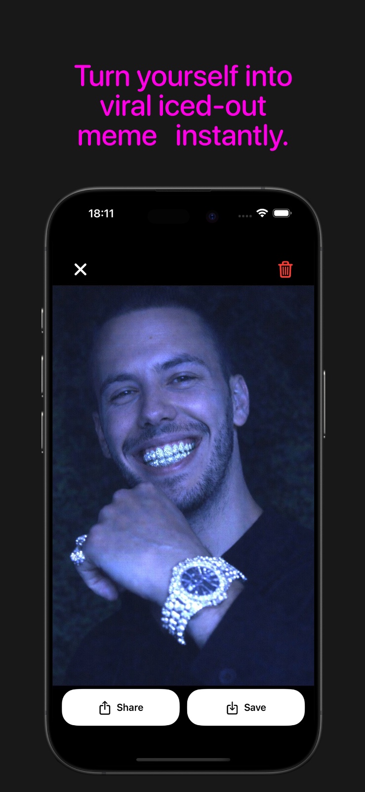 Viral Iced-Out Style - In-App Screenshot